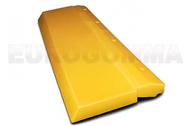 Polyurethane snow plow blades