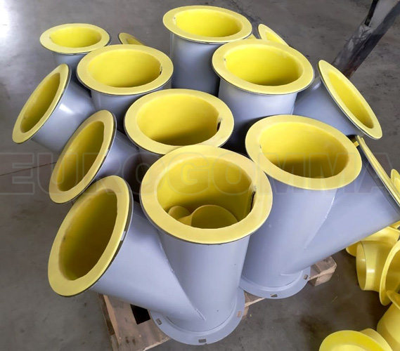 Polyurethane liners for grain transportation - Vertical pipes